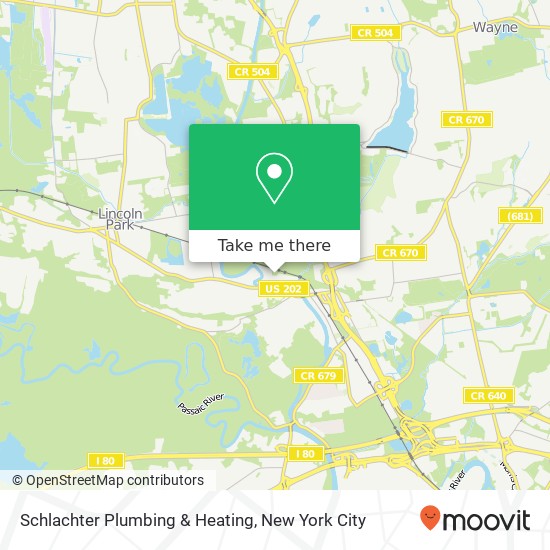 Schlachter Plumbing & Heating map