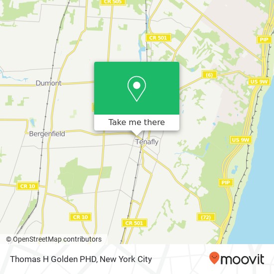 Mapa de Thomas H Golden PHD