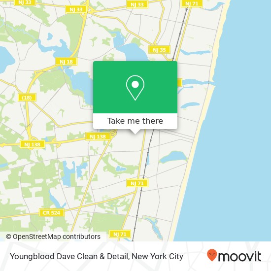 Mapa de Youngblood Dave Clean & Detail