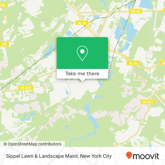 Sippel Lawn & Landscape Maint map