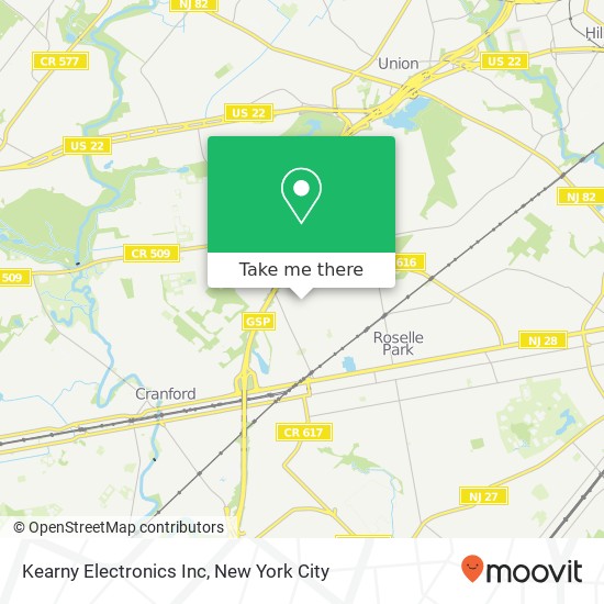 Mapa de Kearny Electronics Inc