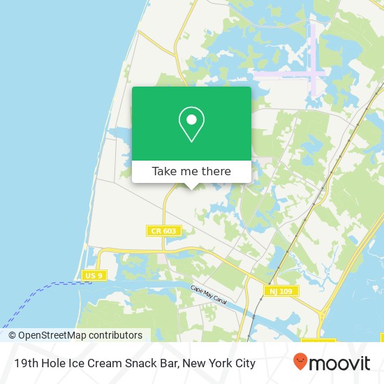 Mapa de 19th Hole Ice Cream Snack Bar