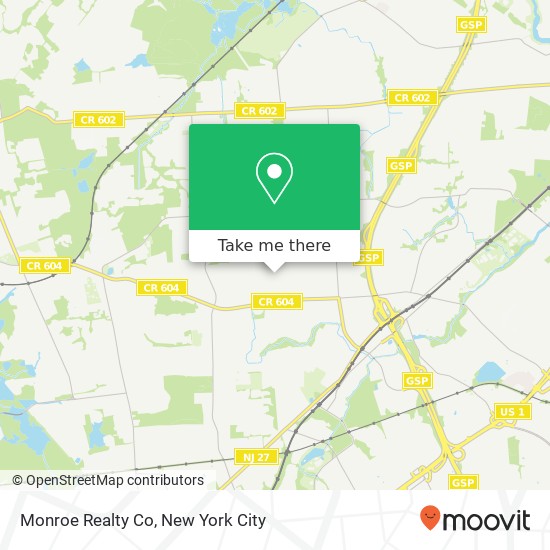 Mapa de Monroe Realty Co