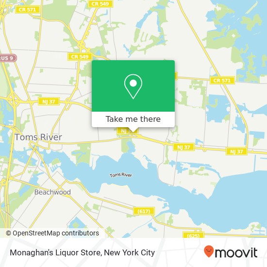Monaghan's Liquor Store map