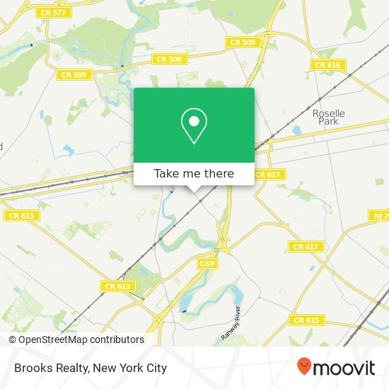 Brooks Realty map