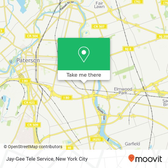 Mapa de Jay-Gee Tele Service