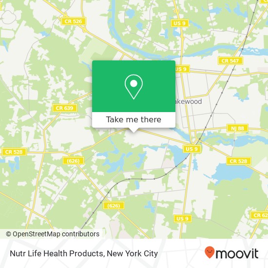 Mapa de Nutr Life Health Products