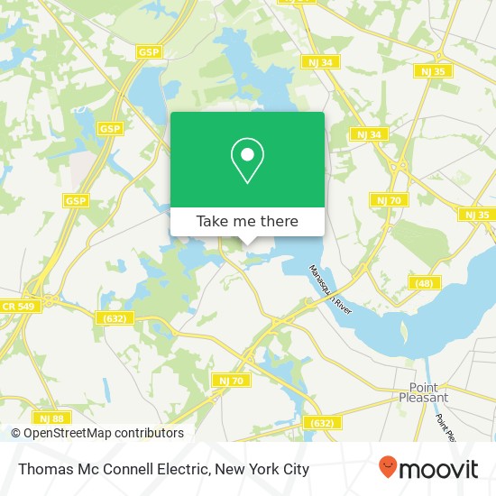 Thomas Mc Connell Electric map