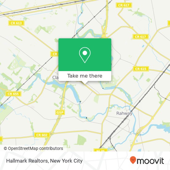 Hallmark Realtors map