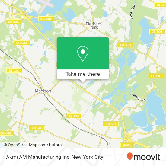 Mapa de Akmi AM Manufacturing Inc