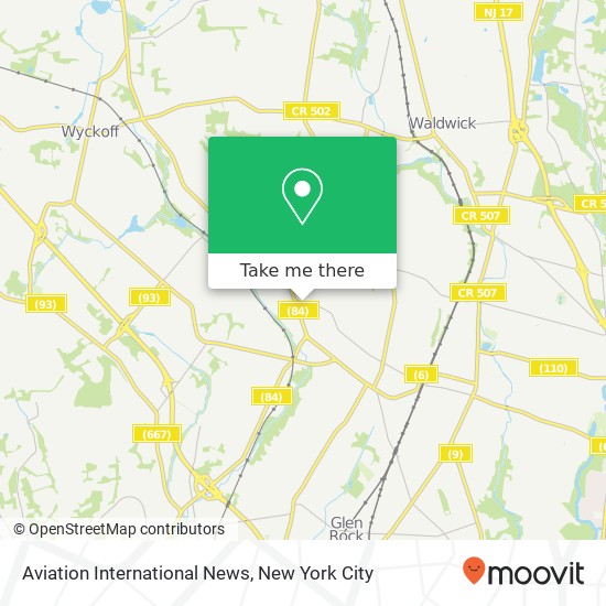 Mapa de Aviation International News
