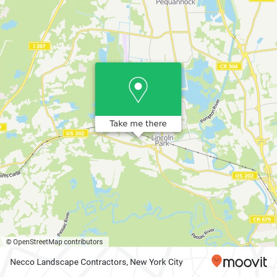 Mapa de Necco Landscape Contractors