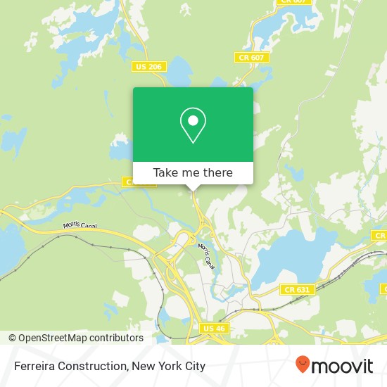 Ferreira Construction map