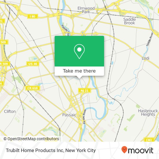 Trubilt Home Products Inc map