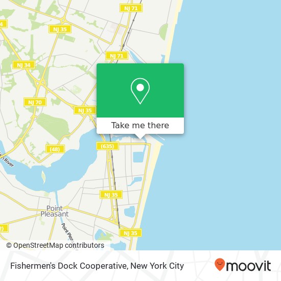 Fishermen's Dock Cooperative map