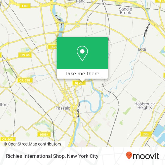 Richies International Shop map