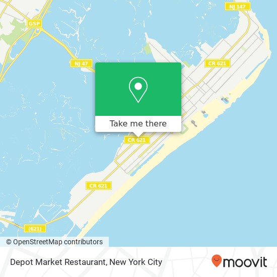 Depot Market Restaurant map