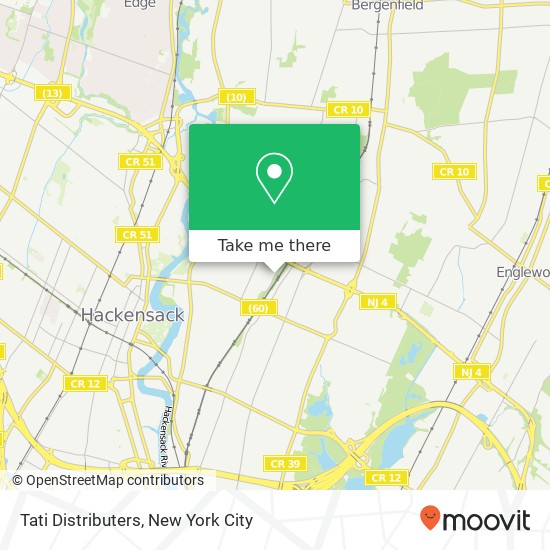 Tati Distributers map