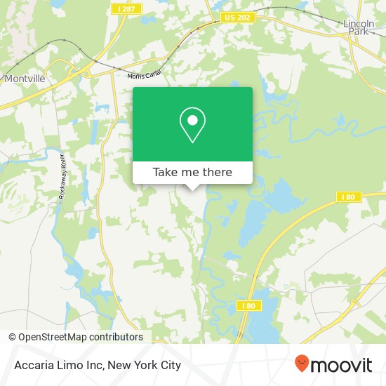 Accaria Limo Inc map