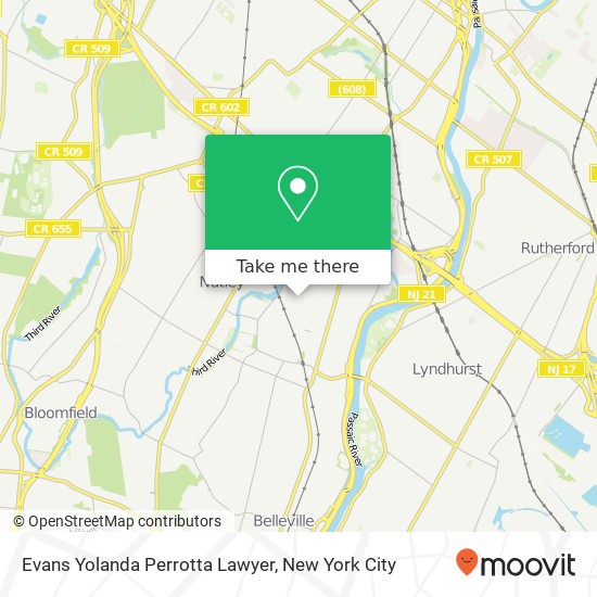 Evans Yolanda Perrotta Lawyer map