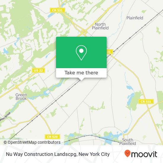 Nu Way Construction Landscpg map