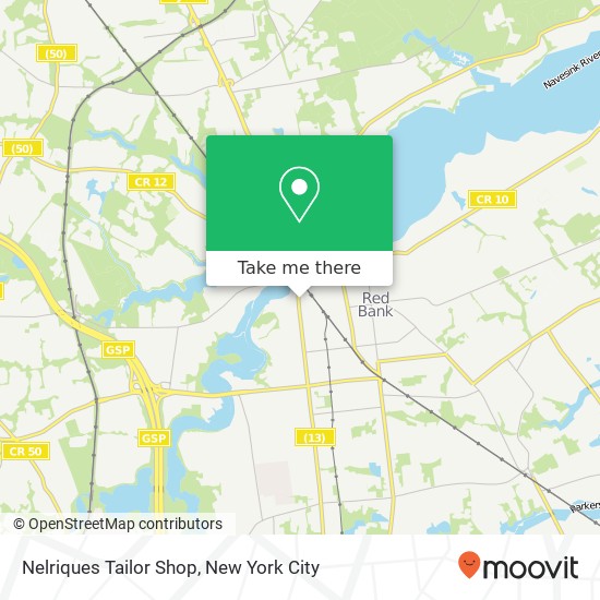 Nelriques Tailor Shop map