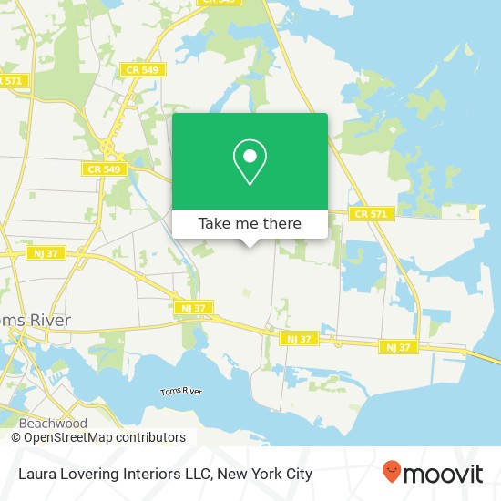 Laura Lovering Interiors LLC map