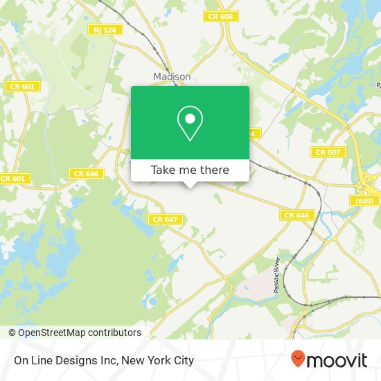 On Line Designs Inc map