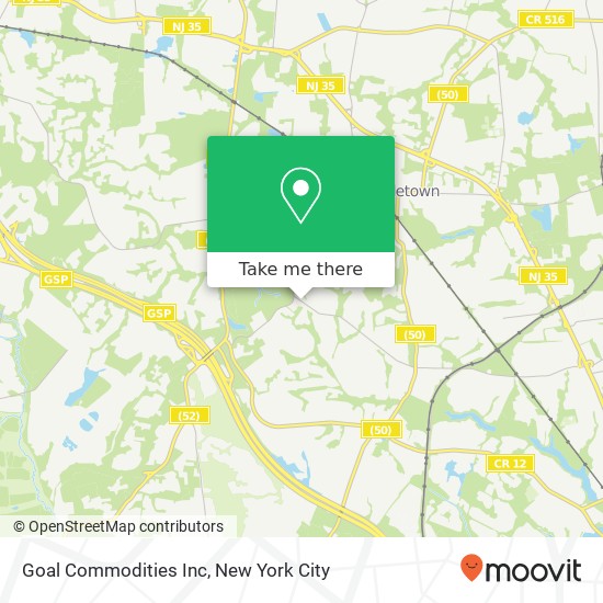 Goal Commodities Inc map