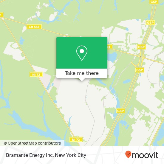 Mapa de Bramante Energy Inc