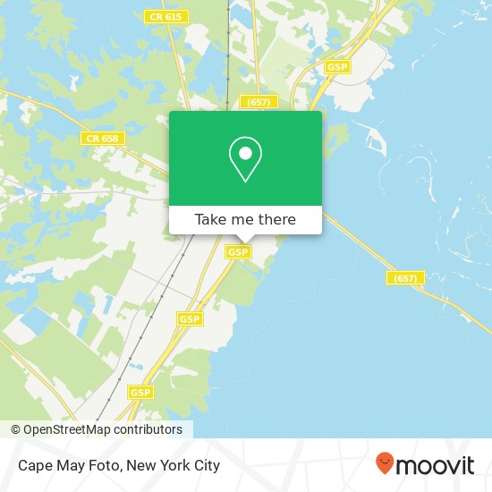 Cape May Foto map