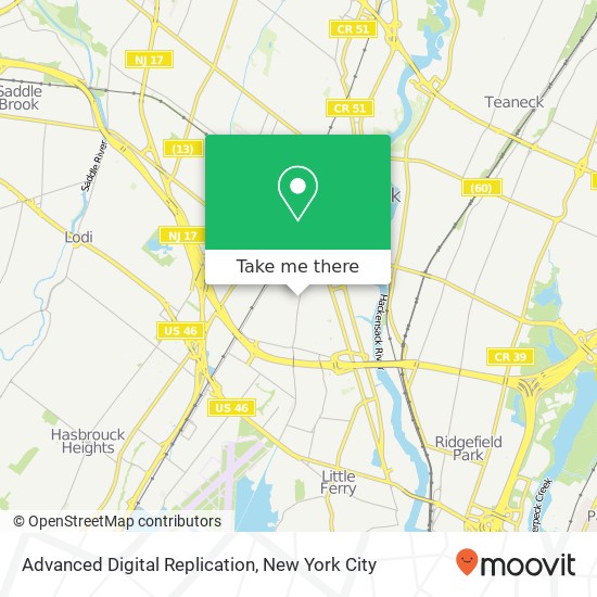 Advanced Digital Replication map