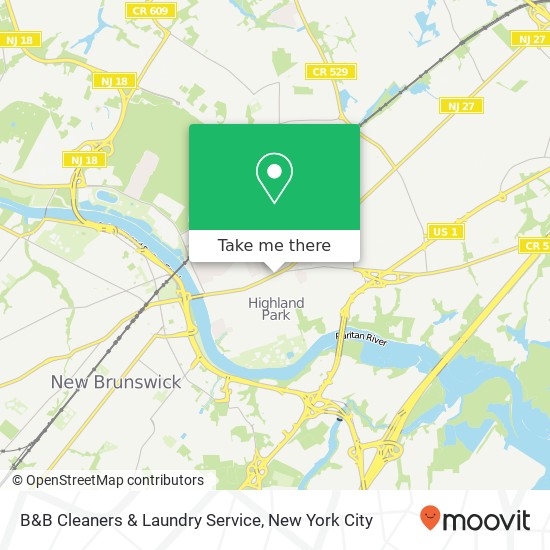 B&B Cleaners & Laundry Service map