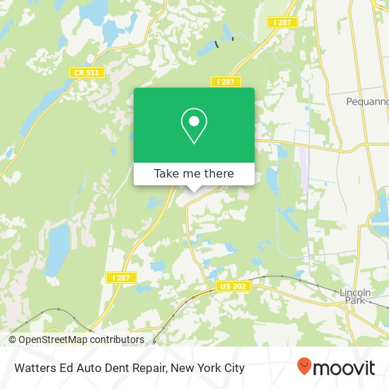 Mapa de Watters Ed Auto Dent Repair