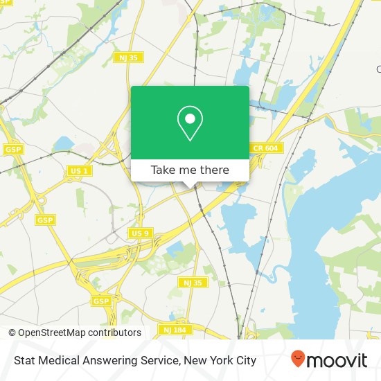 Stat Medical Answering Service map