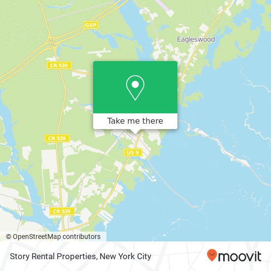 Mapa de Story Rental Properties