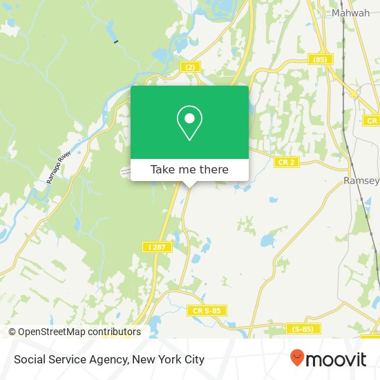 Social Service Agency map