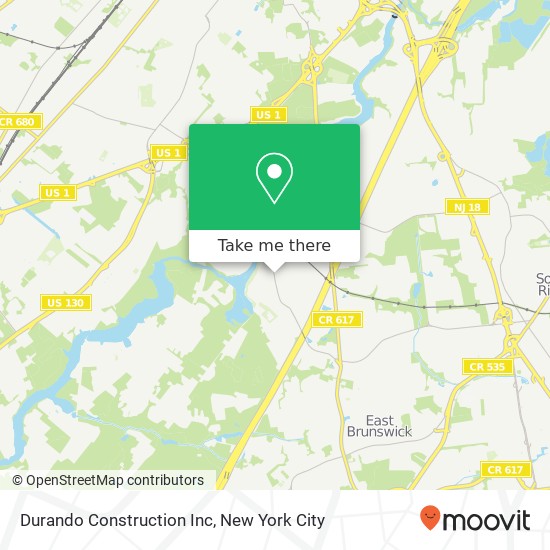 Durando Construction Inc map