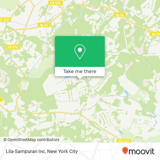 Mapa de Lila-Sampuran Inc
