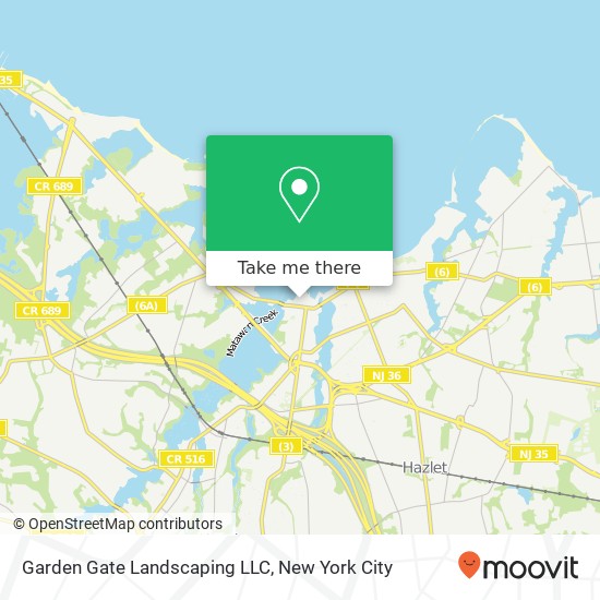 Mapa de Garden Gate Landscaping LLC