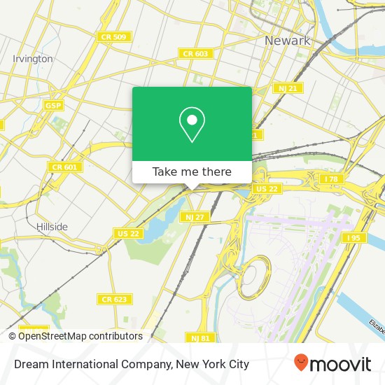 Dream International Company map