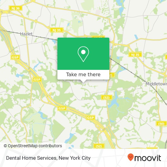 Mapa de Dental Home Services