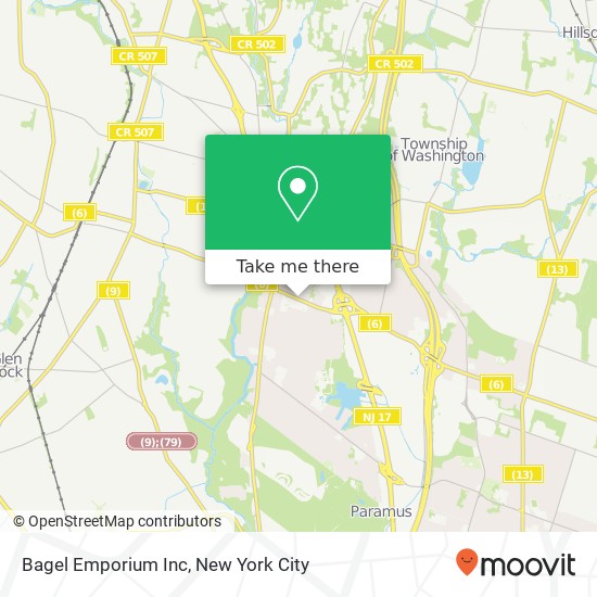 Bagel Emporium Inc map
