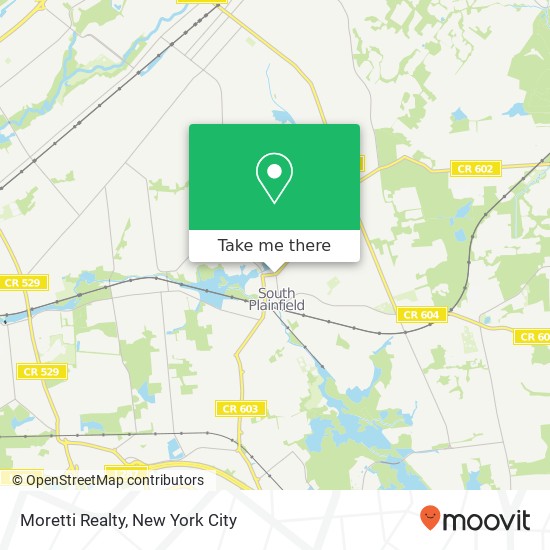 Moretti Realty map