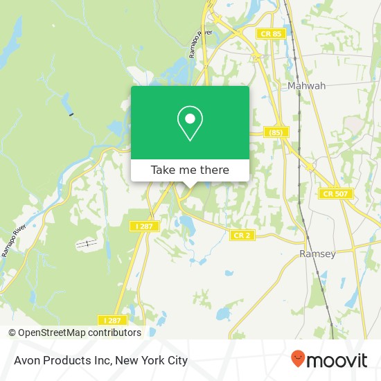 Avon Products Inc map