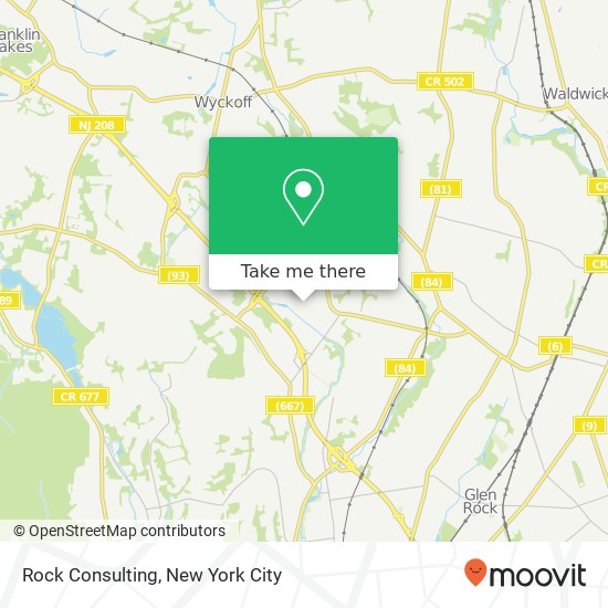 Rock Consulting map