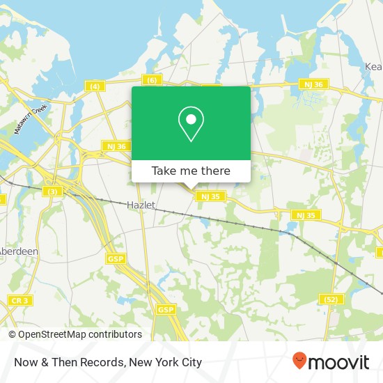 Now & Then Records map