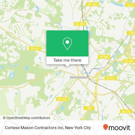 Mapa de Cortese Mason Contractors Inc