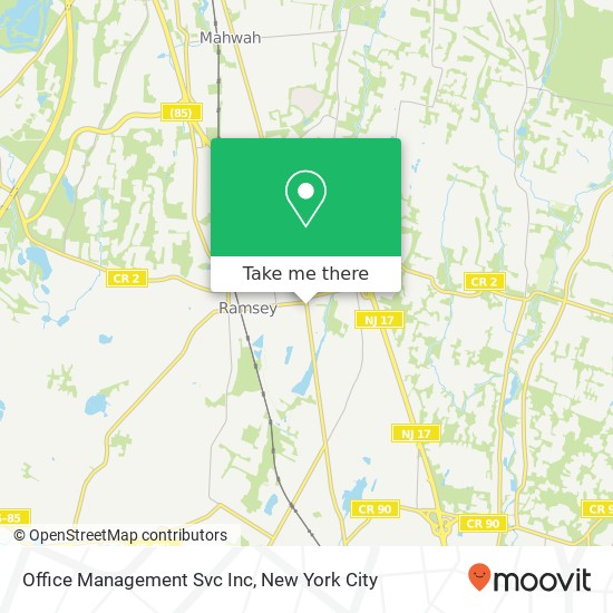 Office Management Svc Inc map