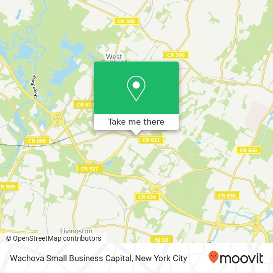 Wachova Small Business Capital map